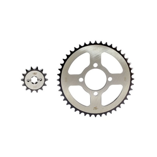 Kit Sprocket 14X44 (428) Boxer CT 100-Titanium, Platino 100 Revo Scorpion KitX2