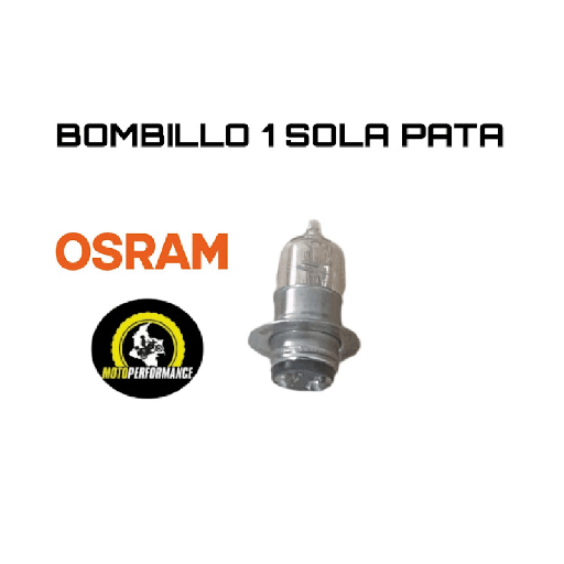 Bombillo osram 1 sola pata
