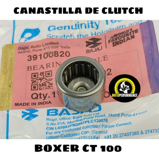 Canastilla eje clutch boxer ct 100