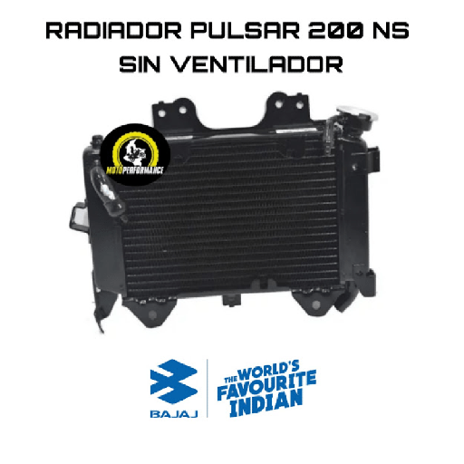 Radiador pulsar 200 ns sin ventilador