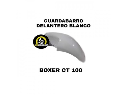 Guardabarro blanco bxr ct 100