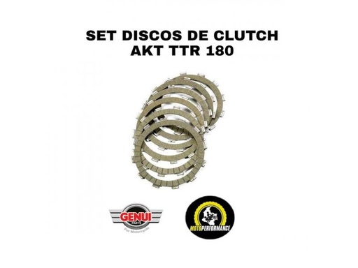 Discos de clutch akt ttr 180