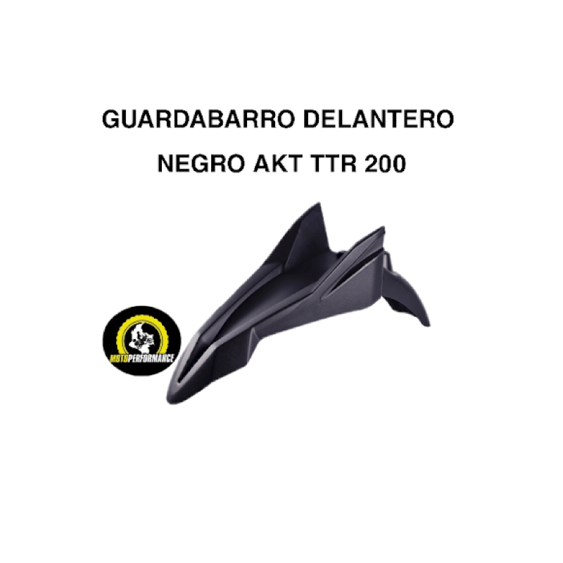 Guardabarro del negro akt ttr 180