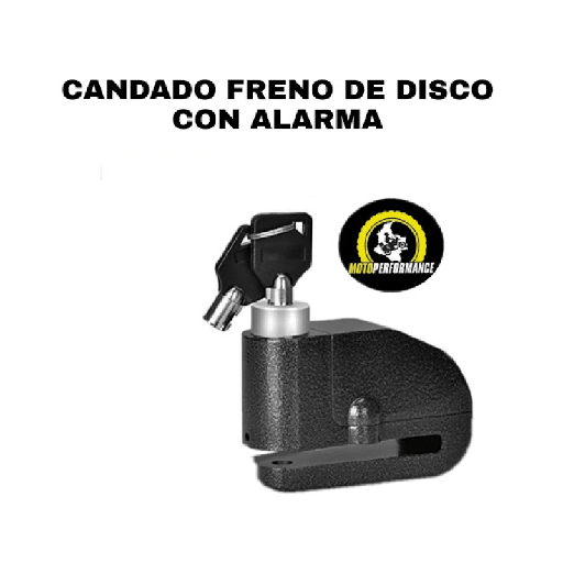 Candado antirrobo con alarma