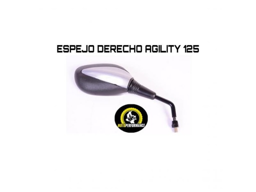 Espejo der gris agility 125