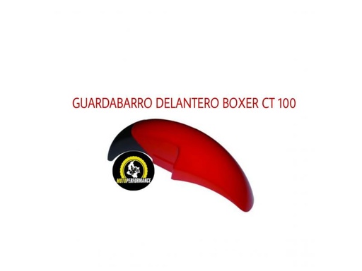 Guardabarro del rojo boxer ct 100