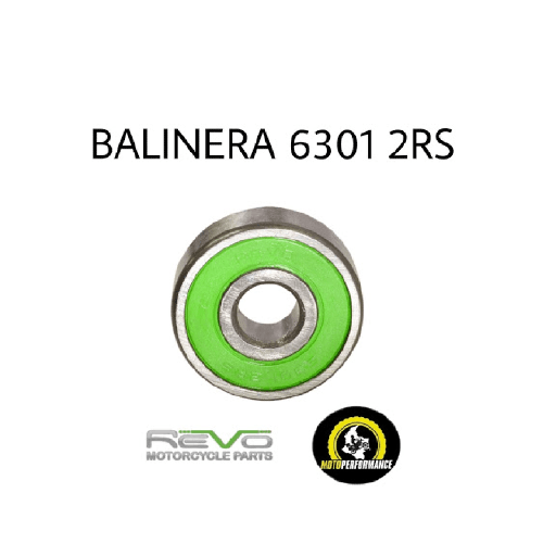 Balinera 6301 2rs rueda delantera nkd con y sin disco