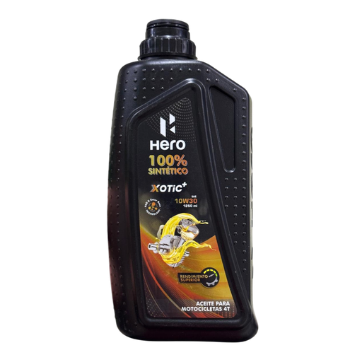 Aceite de Motor Hero 10W30 Sintetico XOTIC+ 4 Tiempos (1250ML)