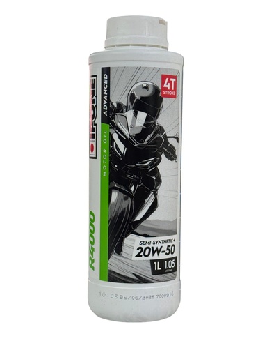 Aceite de Motor IPONE R 4000 RS 20W-50 Semisintético 1 litro 4 tiempos