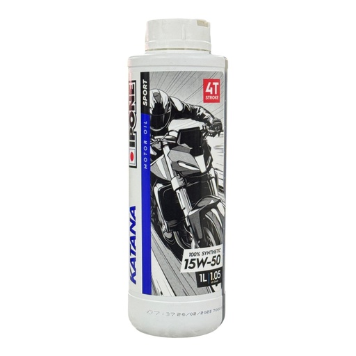 Aceite de Motor IPONE 4T KATANA 15W‑50 100% Sintético 1L