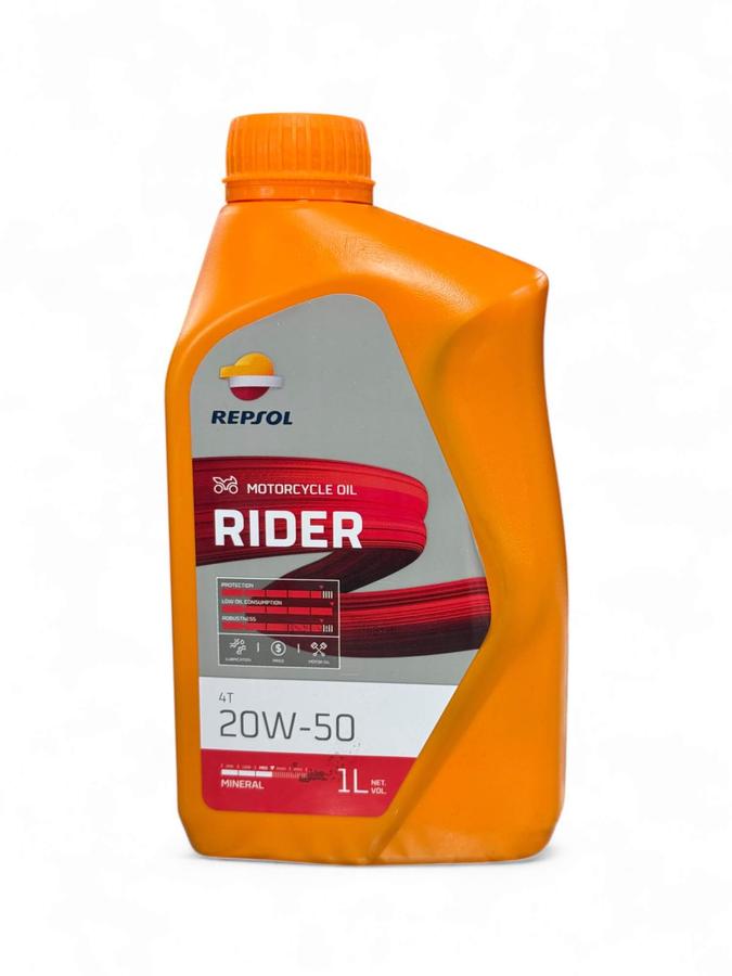 Aceite de Motor Repsol Rider 20W50 Mineral 4 Tiempos