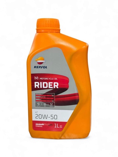 Aceite de Motor Repsol Rider 20W50 Mineral 4 Tiempos