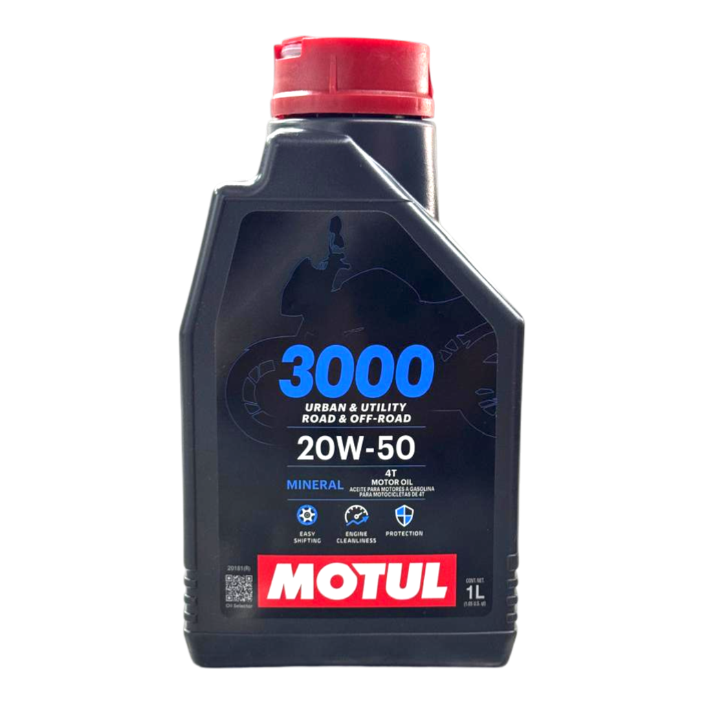 Aceite de Motor Motul 20W50 Mineral 3000 4 Tiempos