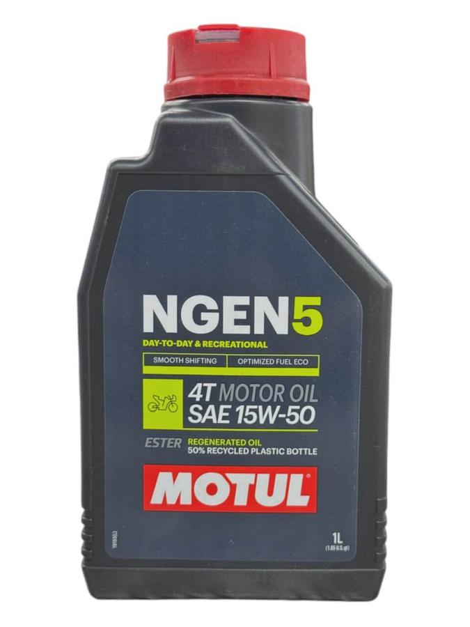 Aceite de Motor Motul  15W50 Semisintetico NGEN5 4 Tiempos