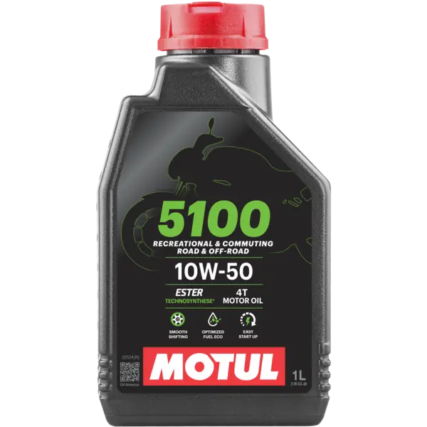 Aceite de Motor Motul 10W50 Semisintetico 5100 4 Tiempos