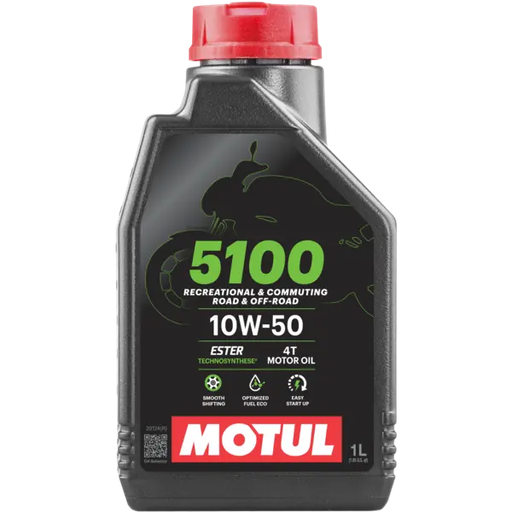 Aceite de Motor Motul 10W50 Semisintetico 5100 4 Tiempos