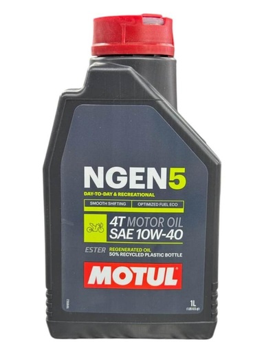 Aceite de Motor Motul 10W40 Semisintetico NGEN5 4 Tiempos