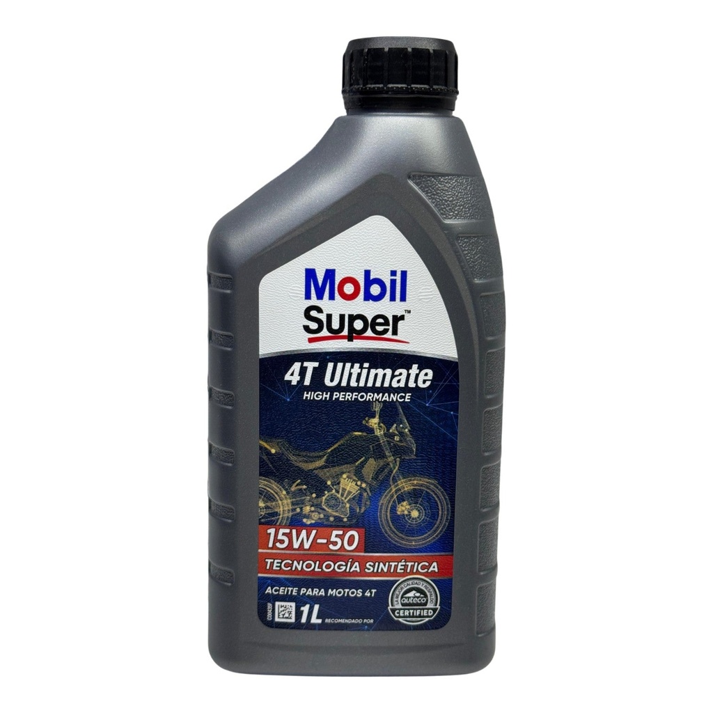 Aceite de motor Mobil 15W50 Ultimate Semisintético 4T