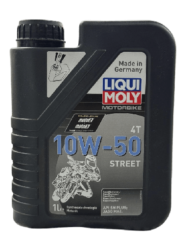 Aceite de Motor Liqui Moly 10W50 Semisintetico Street 4 Tiempos