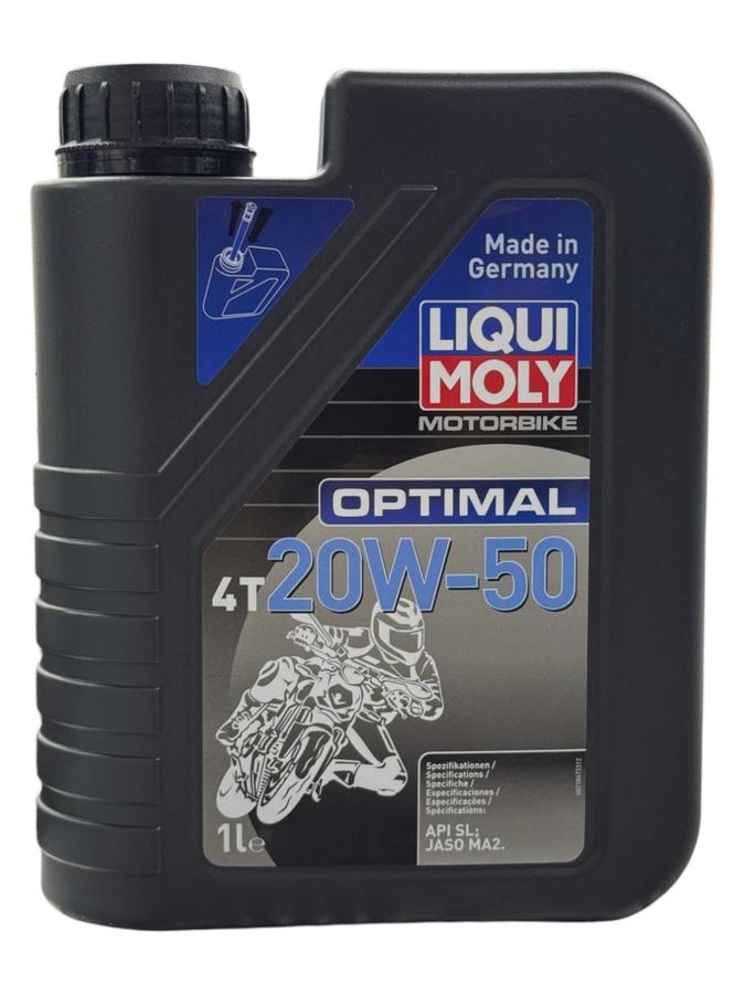 Aceite de Motor Liqui Moly 20W50 Mineral Street 4 Tiempos
