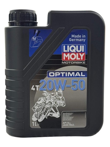 Aceite de Motor Liqui Moly 20W50 Mineral Street 4 Tiempos