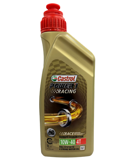 Aceite de Motor Castrol 10W40 Sintetico Power 1 Ultimate 4 Tiempos