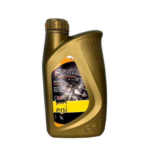 Aceite de Motor Eni 15W50 Mineral Ride Street 4 Tiempos