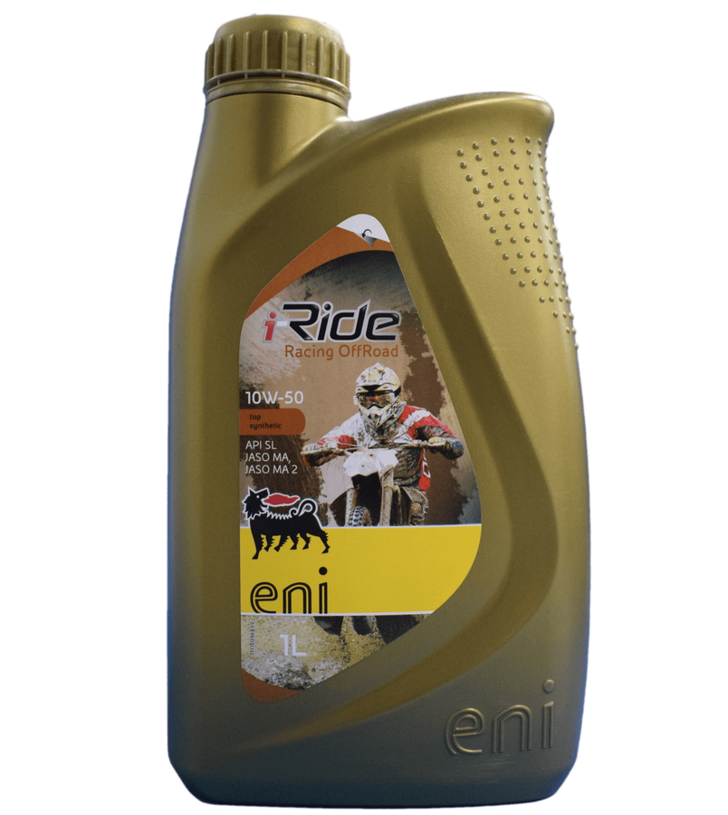 Aceite de Motor Eni 10W50 Sintetico Ride Racing 4 Tiempos