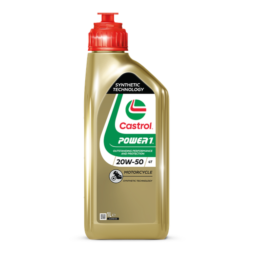 Aceite de Motor Castrol 20W50 Mineral Power1 (4 Tiempos)