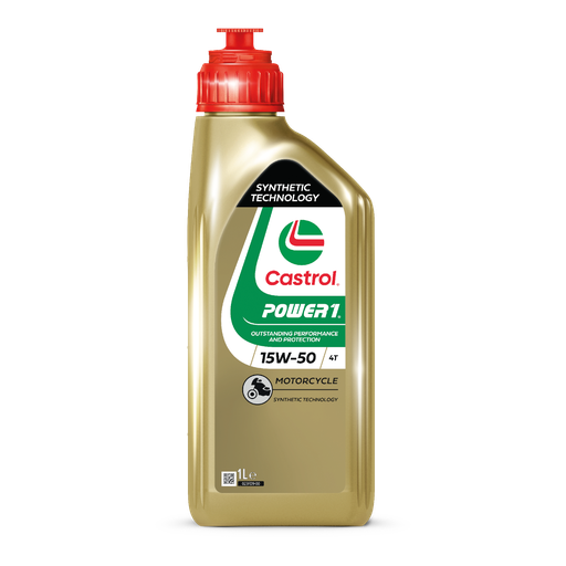 Aceite de Motor Castrol 15W50 Semisintetico Power1 4 Tiempos