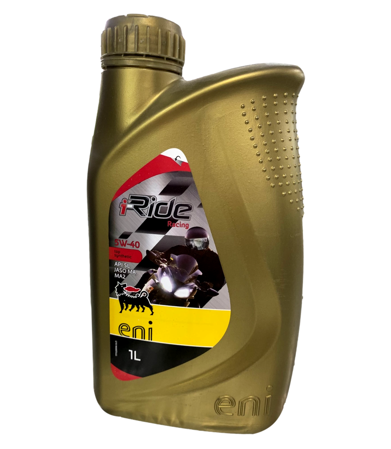 Aceite de Motor Eni 5W40 Sintetico Ride Racing 4 Tiempos