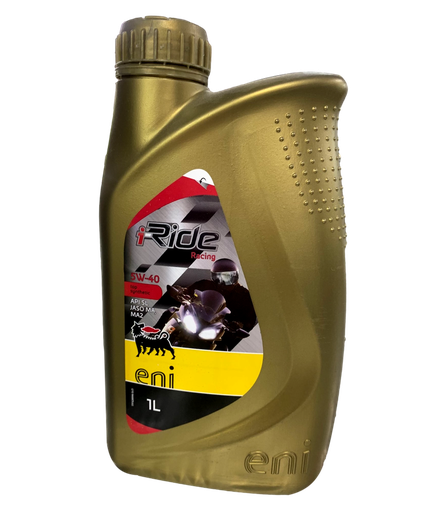 Aceite de Motor Eni 5W40 Sintetico Ride Racing 4 Tiempos