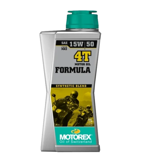 Aceite de Motor Motorex 15W50 Semisintetico Formula 4 Tiempos
