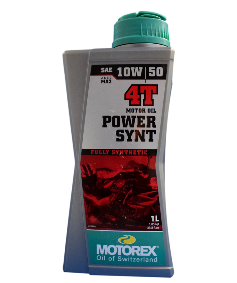 Aceite de Motor Motorex 10W50 Sintetico Power Synt 4 Tiempos