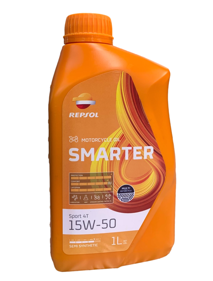 Aceite de Motor Repsol 15W50 Semisintetico Sport 4 Tiempos