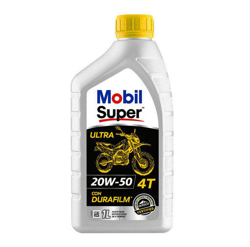 Aceite de Motor Mobil 20W50 Mineral Ultra 4 Tiempos