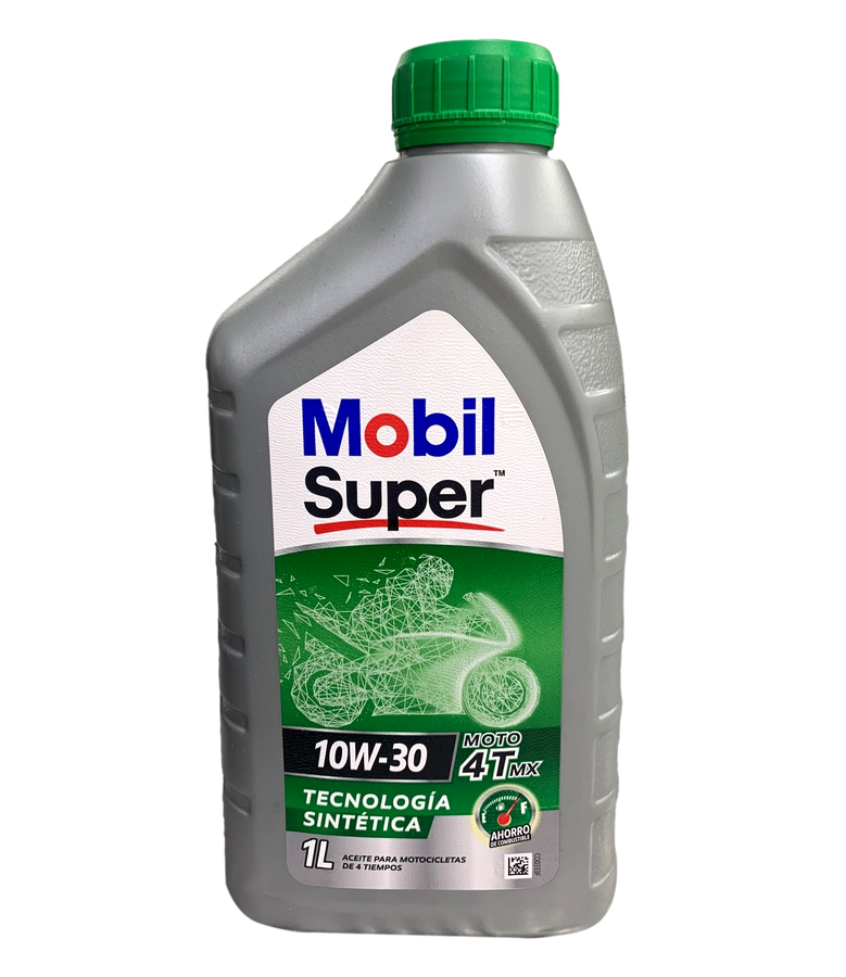 Aceite de Motor Mobil 10W30 Semisintetico Super Mx 4 Tiempos