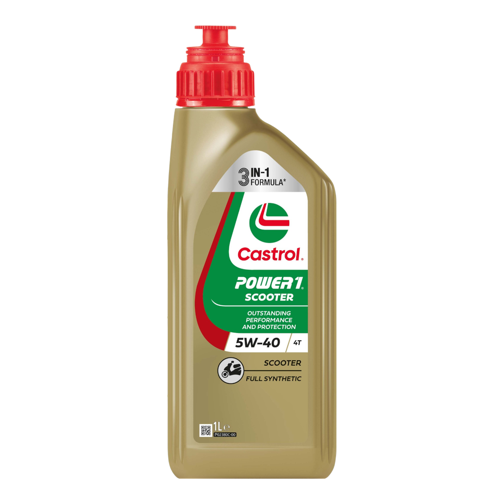 Aceite de Motor Castrol 5W40 Sintético Scooter Power1 4 Tiempos