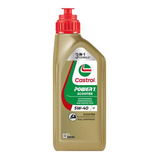Aceite de Motor Castrol 5W40 Sintético Scooter Power1 4 Tiempos